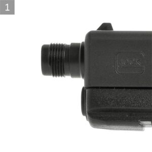 GLOCK pistol Mod. 19 Gen5 FS 9mm Luger with threaded barrel