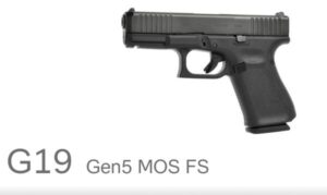 GLOCK pistol Mod. 19 Gen5 MOS FS 9mm Luger